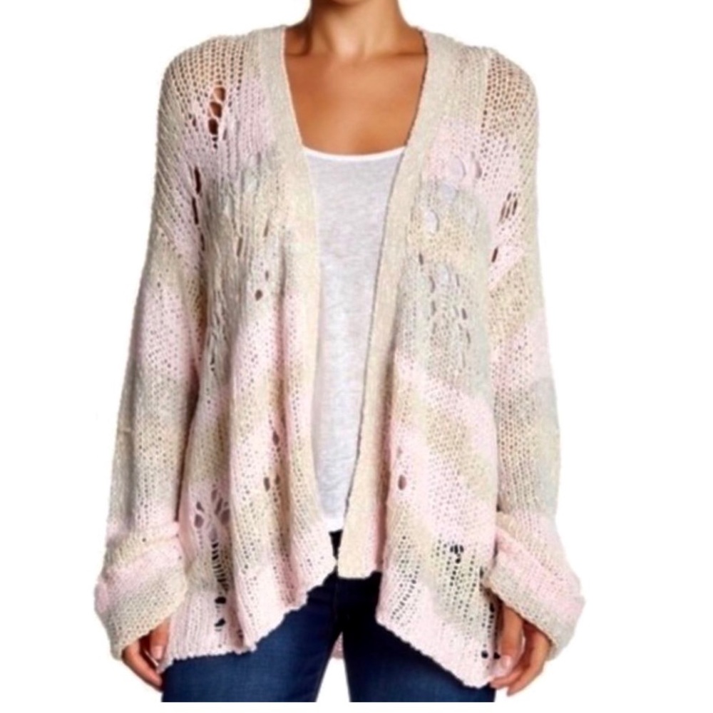 Wildfox | Yara Distressed Dolman Cardigan Sweater